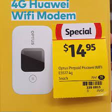 When you buy through links on our site, we may e. Optus 4g Wi Fi Modem E5577 With 4gb 14 95 Coles Limited Stock Ozbargain