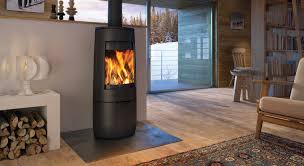 Modern designer stoves feature clean, elegant designs often with a very large uncluttered view of the fire. Scandinavian Wood Burning Stoves Dovre Stoves