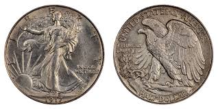 1917 s walking liberty half dollar coin value prices photos