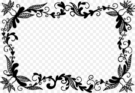 Collection of background bunga hitam putih (20). 10 Ide Bingkai Bunga Png Hitam Panda Assed