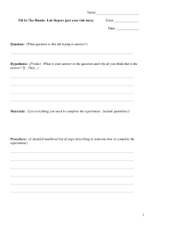 So judging by the shaded region in fi. 40 Lab Report Templates Format Examples á… Templatelab