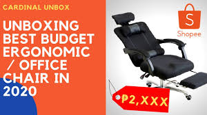 You can hardly ignore how popular budget ergonomic seats have become in the recent past, thanks to the comfort and reliability they tend to offer. Best Budget Ergonomic Chair Office Chair In 2020 Shopee Lazada Youtube