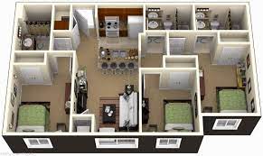 Denah rumah 2 lantai model 2019 denah rumah 2 lantai 4 sumber denahrumah2lantaimodel2018.blogspot.com. 17 Gambar Denah Rumah Minimalis Keluarga 3 Kamar Sejasa Com
