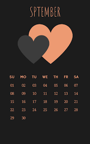 Free September 2019 Iphone Calendar Calendar Wallpaper September Calendar September Wallpaper
