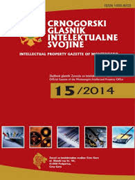 Maybe you would like to learn more about one of these? Crnogorski Glasnik Intelektualne Svojine 15