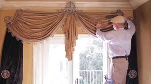 For your full home decor, you never want to forget about the bathroom. Swag Window Treatments Ideas Decor Art From The Right Way To Make Swag Window Treatments Pictures