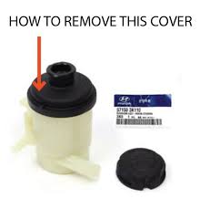 Hyundai Sonata Questions How To Remove The Cover Of The Power Steering Reservoir Cargurus