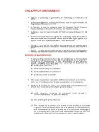 1.2 the partnership shall commence at the date of this agreement and shall continue until it is terminated as provided in this agreement. Partnership Law Notes Partnership Assignment Law