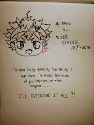 Let S Learn From Asta My Personal Thoughts On Life Anime Talk 007 Steempeak Success means doing the best we can with what we have. anime talk 007