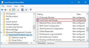 Users would prefer to use simple 2. Local Users And Groups Not Showing In Computer Management Password Recovery