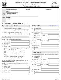 As soon as you finish your green card application form you will see the window with the message that your. Uscis Form I 90 Download Fillable Pdf Or Fill Online Application To Replace Permanent Resident Card Templateroller