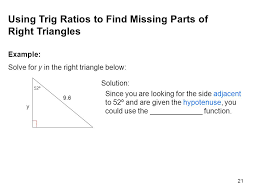 Also, we will generally use capital letters for and lowercase letters for hypotenuse hypotenuse adjacent adjacen adjacent Right Triangle Trigonometry Ppt Download