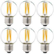 Dimmable G16 5 Led Bulb 40w G16 1 2 Led Edison Bulb 2700k 4w E26 Led Globe Bulb For Ceiling Fan Chandelier Vanity Light Bulbs Light Bulb Chandelier Led Bulb