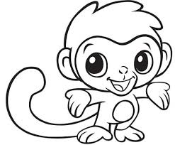 I believe that monkeys are very cute and funny creatures that delight people with their appearance and behavior. Cute Baby Monkey Drawing Easy Novocom Top