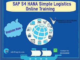 Learn Saps4hanasimplelogistics Online Training Courses With Logistics Execution Hana Cloud Integration At S Online Training Courses Training Courses Training Materials