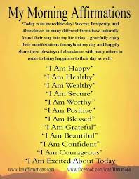 State them in the present tense, formulate them in a positive way, and use i am to make them more powerful. My Morning Affirmations Affirmations Affirmation Posters Positive Affirmations