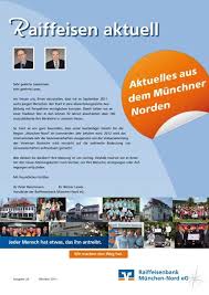 Gewinn, steuern, umsatz, mitarbeiter, netzwerk, wirtschaftsinfos. Raiffeisen Aktuell Raiffeisenbank Munchen Nord Eg