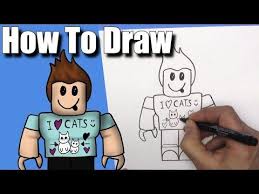 How To Draw Denis Daily From Roblox Easy Step By Step Youtube Denis Daily Draw Drawings