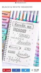 Pin On Bullet Journal Headers Titles Lettering Inspiration