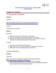 Chemical reactions 11.1 word equations practice questions read the material at 11.4 combination reactions practice questions complete the reactions and balance the equations on the worksheet at the link below: Chem Int Cc 16 Solutions Answer Key Pdf Ck 12 Chemistry Concepts Intermediate Answer Key Chapter 16 Solutions 16 1 Solute Solvent Combinations Course Hero