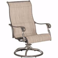 An outdoor rocker is the perfect balance between a standard patio chair and recliner, providing a different type of comfort. Macon Patio Sling Swivel Rocker Ld5052 11 S181b 2gray 89t3913 Afw Com