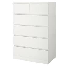 Best ikea storage bins material option. Malm 6 Drawer Chest White 31 1 2x48 3 8 Our Favorite Ikea