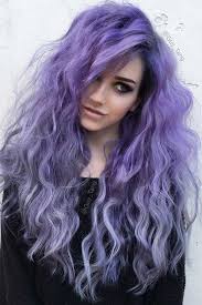 Create light purple and blonde hair by focusing bold color on the ends of your hair. 68 Tempting And Attractive Purple Hair Looks Lovehairstyles Com