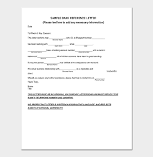 Copy of passport page 45. Bank Reference Letter Template Format Samples