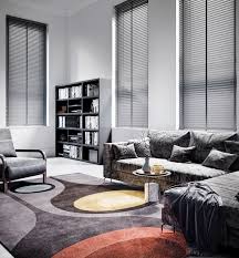 Looking For A Plain Blind For Your Interior Plain Doesn T Mean Boring And Even A Set Of Grey Venetian Blinds C Wooden Blinds Blinds Design Blinds For Windows