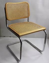 80 S Breuer Chrome Metal Cane Chair Wicker Dining Office Chair Wicker Dining Chairs Wicker Patio Furniture Wicker Headboard