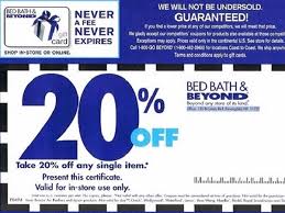 Bed bath & beyond sends out coupons often, offering a variety of deals, including the 20% off one besides category and specific item exclusions, bed bath & beyond has additional restrictions for coupons however, you'll discover that bed bath & beyond carries many buybuy baby products. Bed Bath And Beyond Money Saving Tips