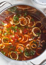 Spiralized Zucchini Vegetable Noodle Soup Recipe Love And Lemons Recipe Zucchini Vegetable Bean Recipes Spiralizer