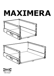 Maximera Drawer High White Ikeapedia