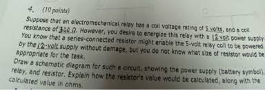 Electronic relay for single phase or three phase supply voltage control and protecting against disturbance on the main supply. Solved 4 10 Points Suppose That An Electromechanical R Chegg Com