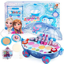 Limited Offer Disney 2018 Girls Princess Makeup Car Set Frozen Children Show House Makeup Box Safe In 2020 Disney Princess Toys Disney Princess Makeup Princess Toys