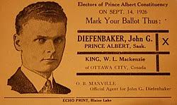 Electoral history of John Diefenbaker