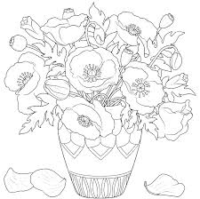 31 printable flower coloring pages for adults happier human
