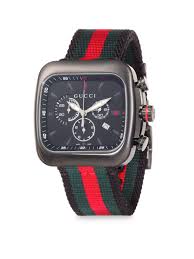 Black And Red Mens Watch Gucci Red Coupe Chronograph Watch For Men Gucci Watches For Men Gucci Watch Gucci Men