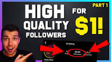 I bought high-quality Instagram followers for $1.20! Buying ...