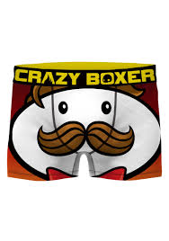 Crazy Boxers Mens Pringles Boxer Briefs