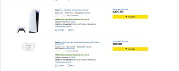 Sony's ps5 is launching november 12th starting at $399. Cheap Ass Gamer On Twitter Ps5 Is In Stock Via Best Buy Https T Co Bjojyyavhn