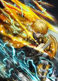 Zenitsu Thunderclap And Flash By Vinrylgrave On Deviantart Anime Demon Slayer Slayer Anime