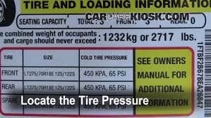 Properly Check Tire Pressure Ford F 250 Super Duty 2008