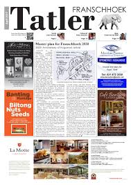 Le roux (gardens and western province) was born at paarl in 1883, and is the elder of the two brothers playing in the south african team. Franschhoek Tatler April 2017 By Siegfried Schafer Issuu