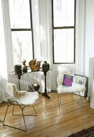 Source Dwell Lovely Pair Of Bertoia Chairs Bertoia Chair Living Room On A Budget Chair Design