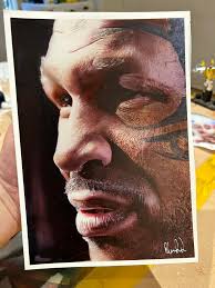 3d printed and painted bust with iwata airbrushes