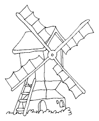 Ook voor de tablet en mobiel. Nederland Kleurplaten Windmolen Kunst Nederland Kleurplaten