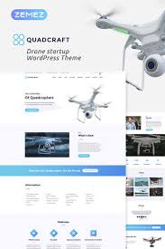 Quadcraft Drone Startup Wordpress Theme 67879 Drone Wordpress Theme Wordpress Theme Design