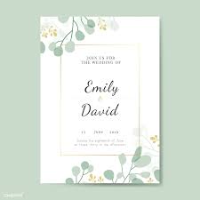 Download Premium Vector Of Wedding Invitation Card 545548 Wedding Invitation Card Design Wedding Invitation Cards Wedding Invitation Vector