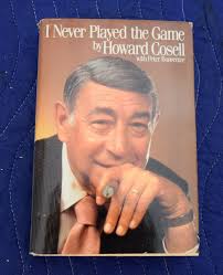 I NEVER PLAYED THE GAME BY HOWARD COSELL W/ PETER BONVENTRE HC DJ 1985 BX63 